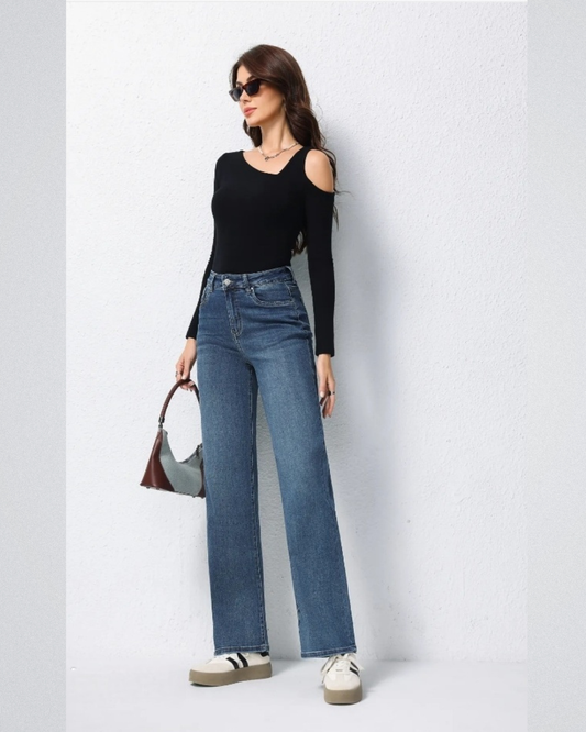 Hello miss Wide-Leg | Bleu- wash