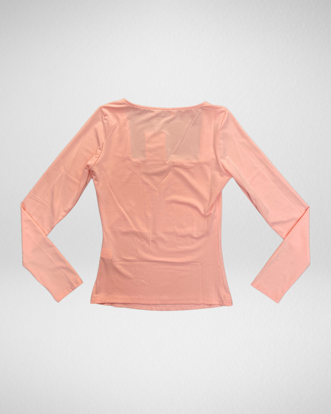 Vierkant hals Top| Roze