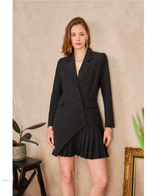 Blazer Jurk Lullu | Zwart