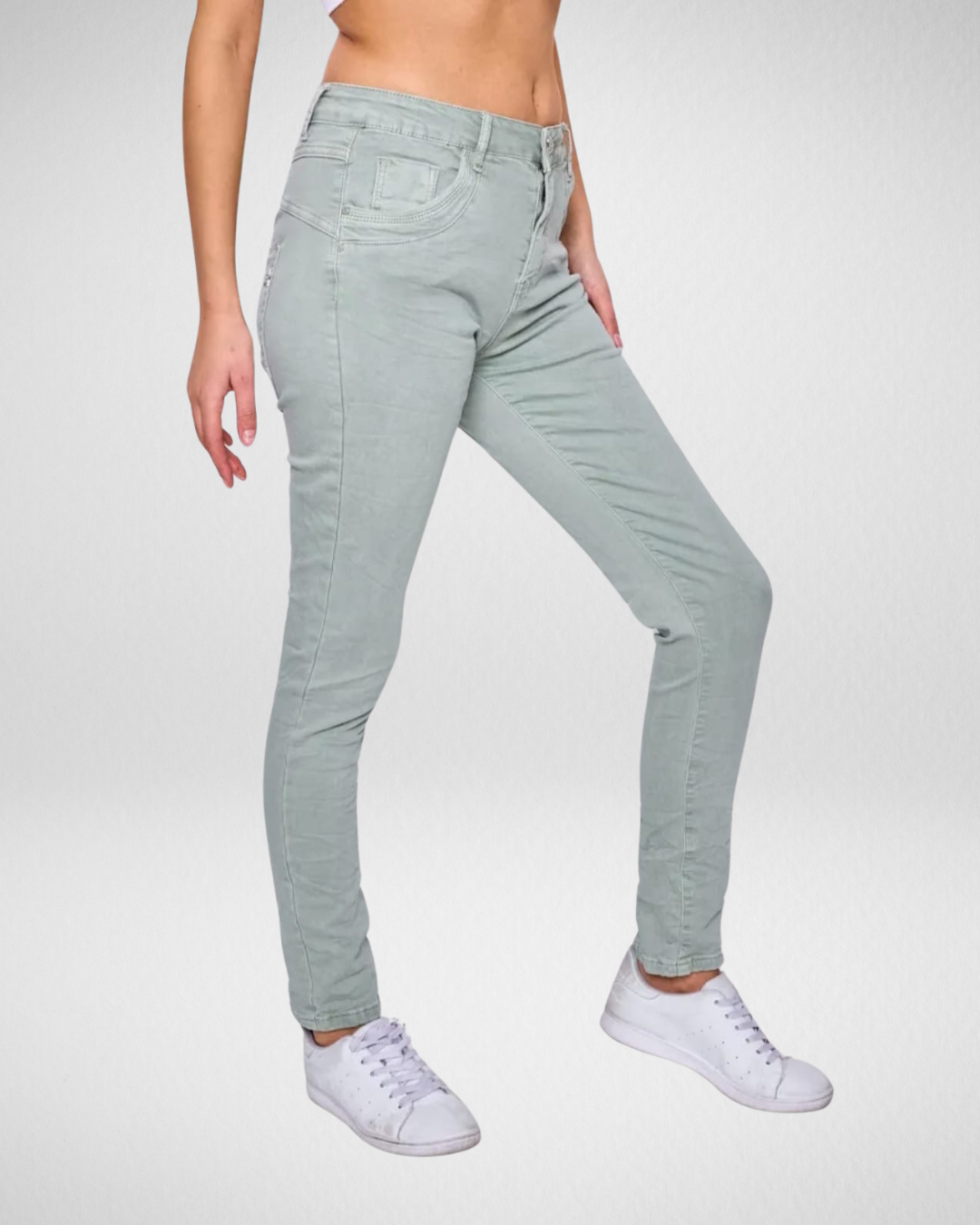 Jewelly Jeans I Mint Groen