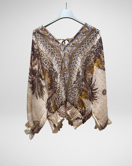 Blouse ibiza I Bruin