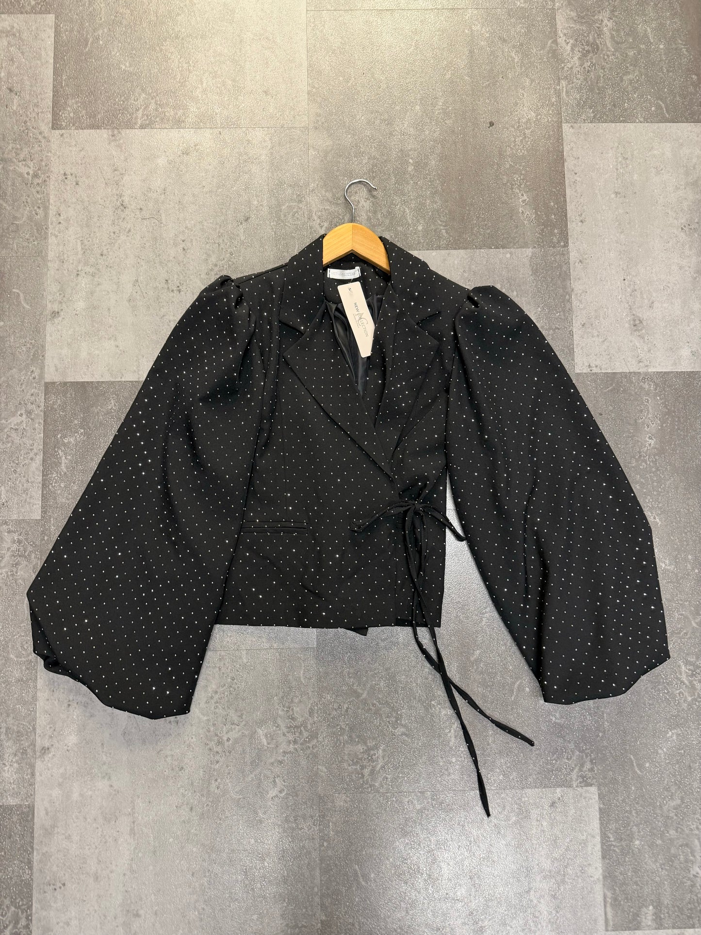 Blazer strik Studs| Zwart