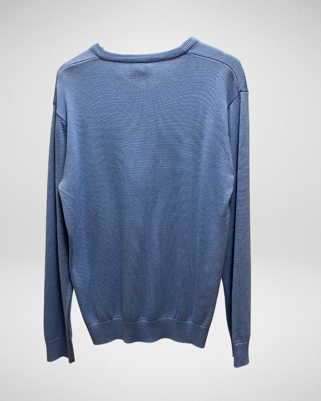 V hals trui I Licht Blauw
