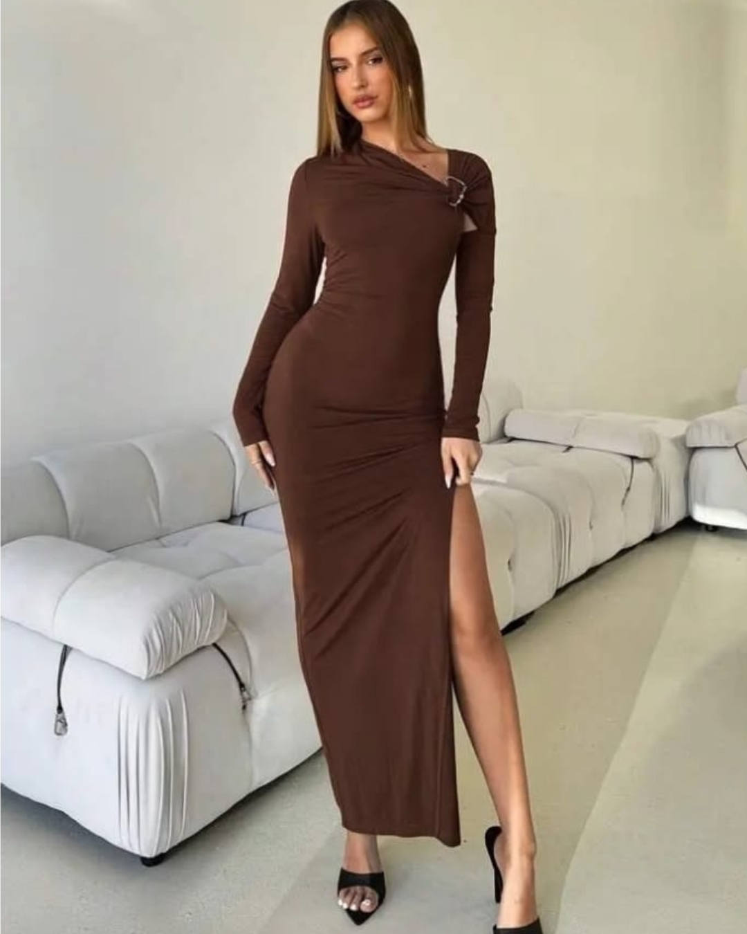 Jurk Giorgia fall| Bruin