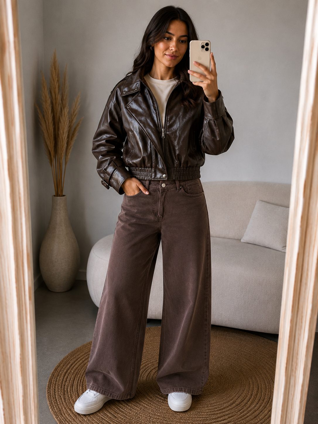 Biker jack Sophie | Bruin