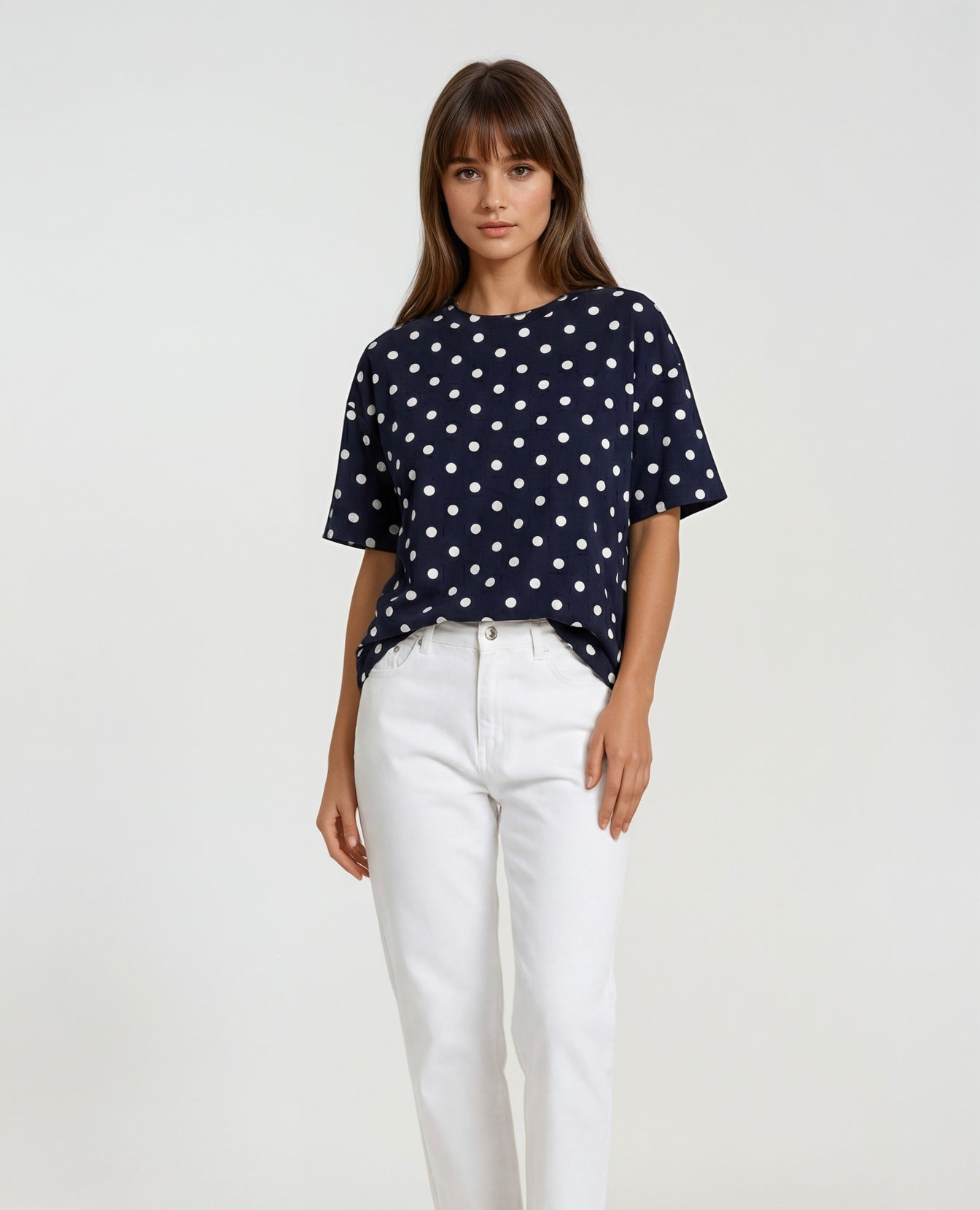 T-Shirt Stippen I Navy