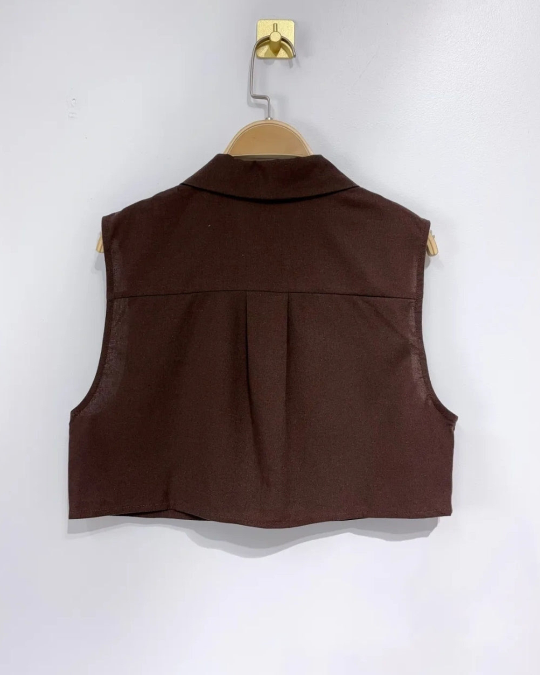 Gilet Luc-ce | Bruin