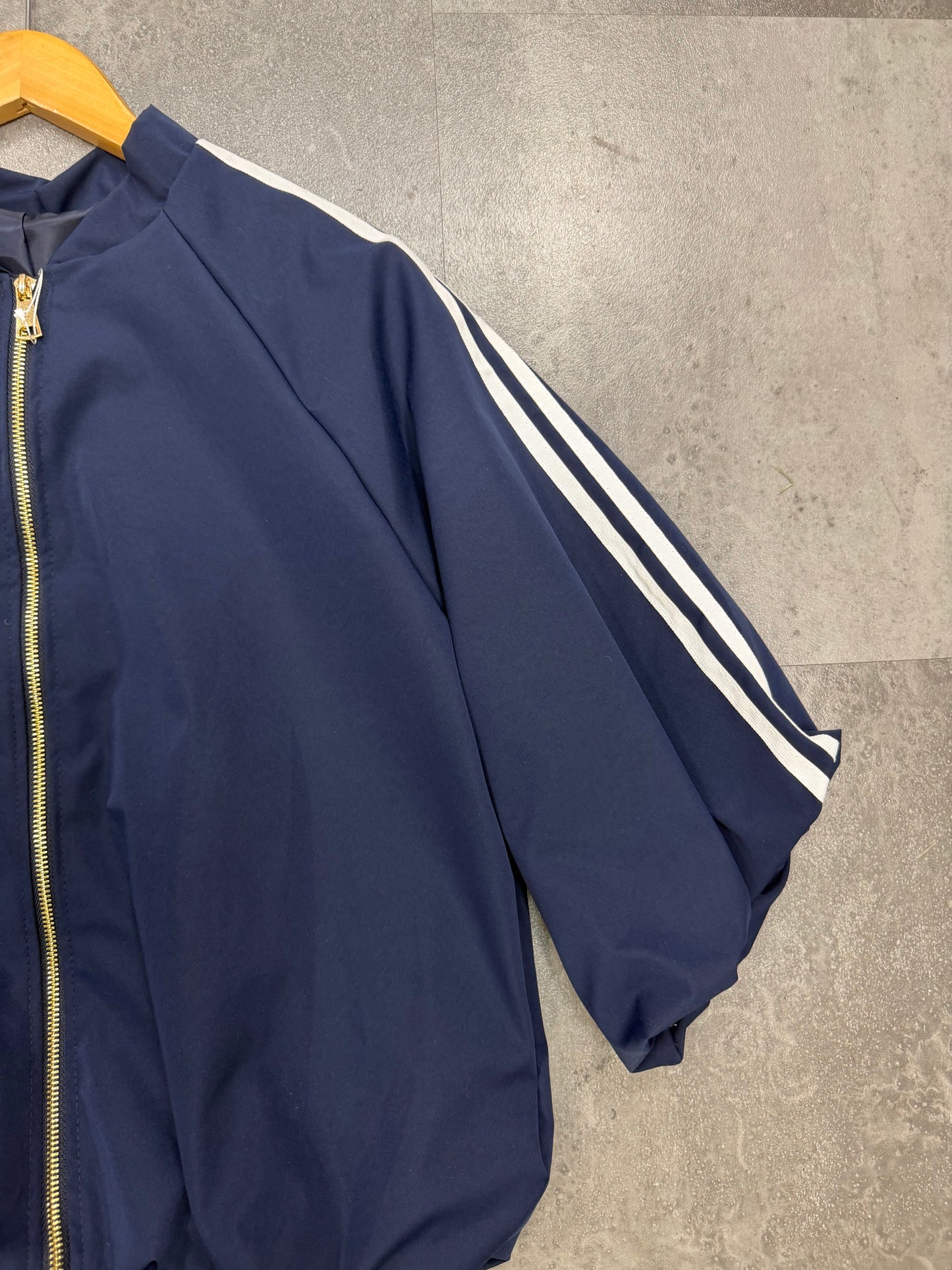 Bomber jasje 7/8 mouw | Navy