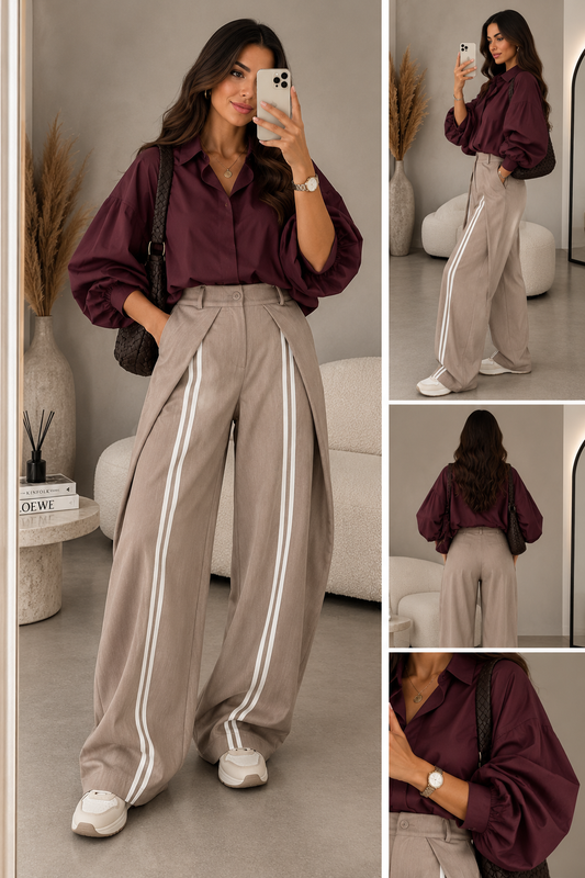 Barrel Anna streep | Taupe