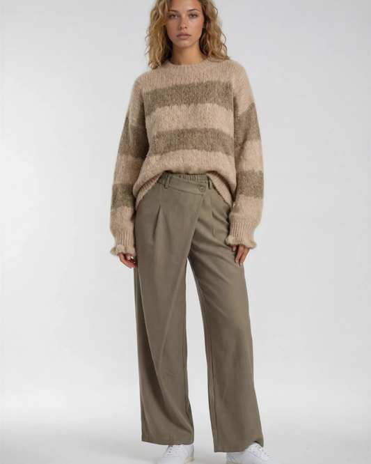 Linda Pantalon | Taupe