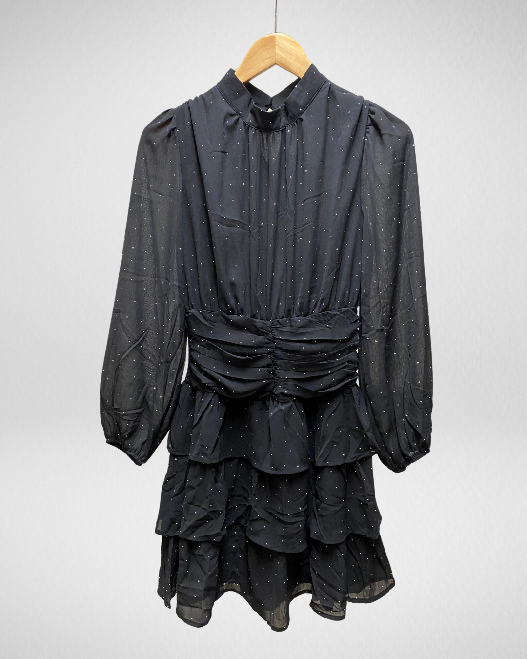 Elegant Glitter Jurk I Zwart