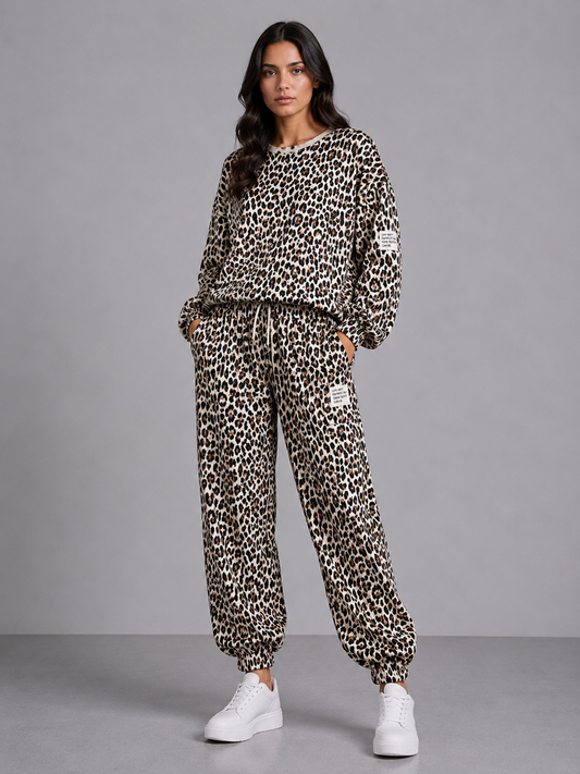 Comfy set badge I Leopard