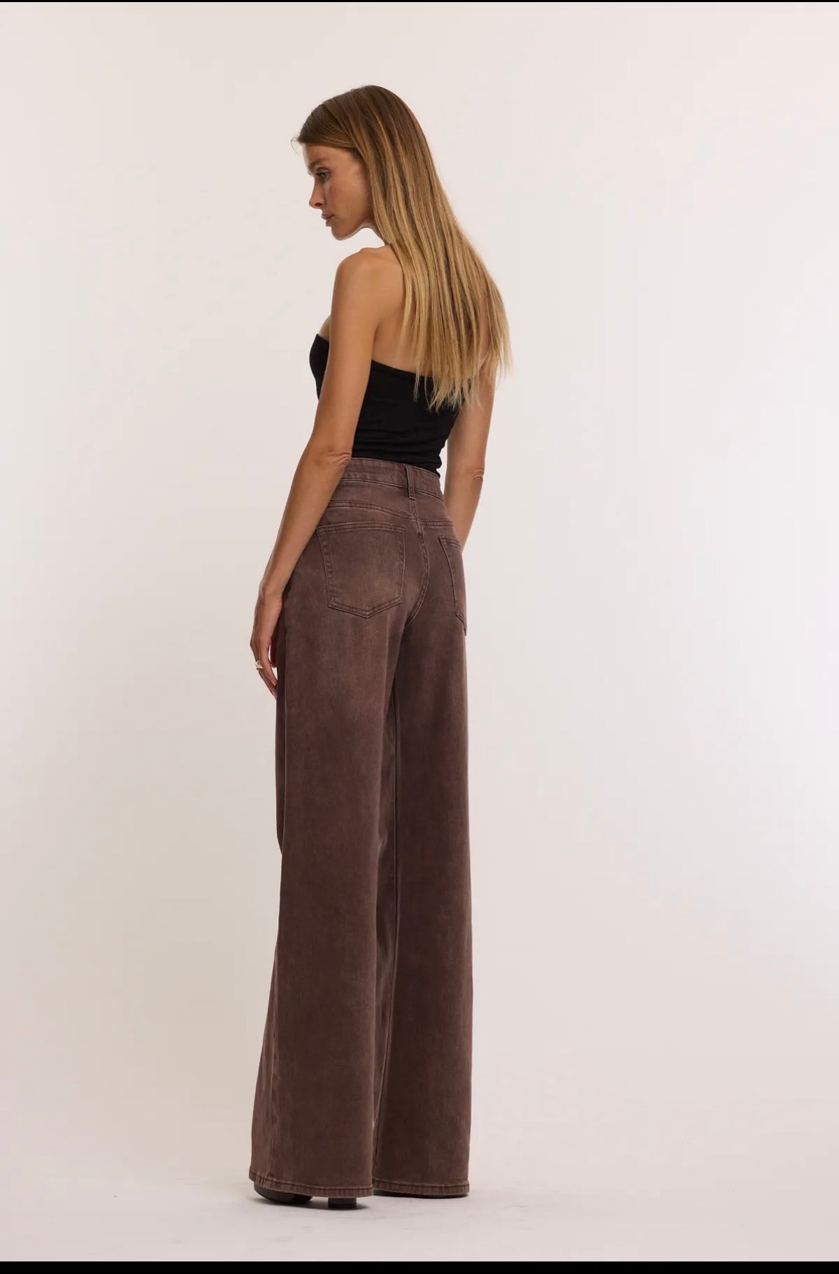 Isabella Wide-Straight-Leg | Bordeaux/Bruin TALL