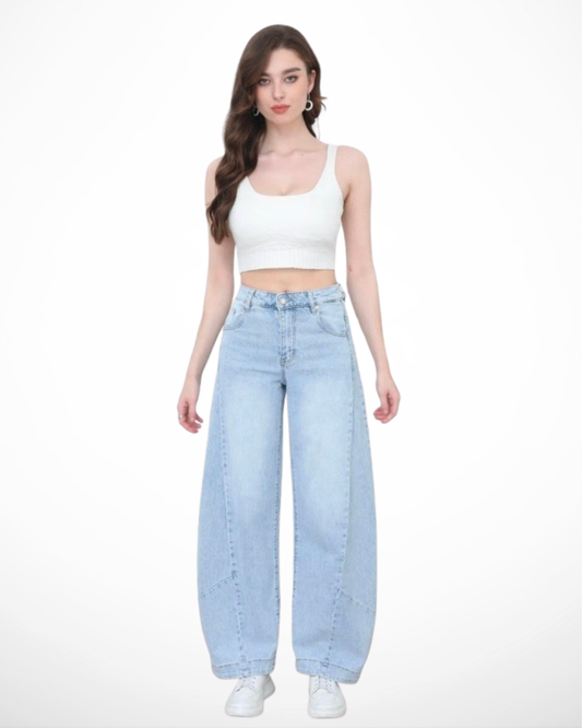 Barrel jeans Kikki | Summer wash