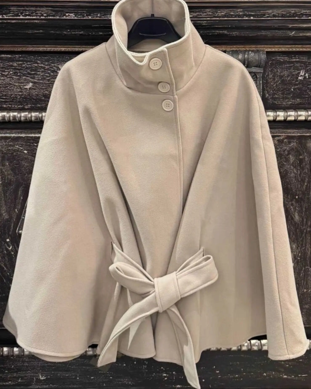 Poncho Col hals | Beige