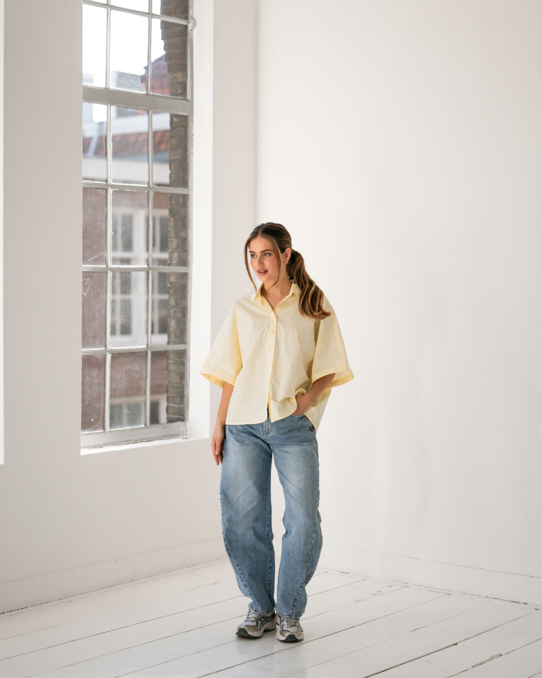 Barrel / Balloon Jeans Carly I Blauw
