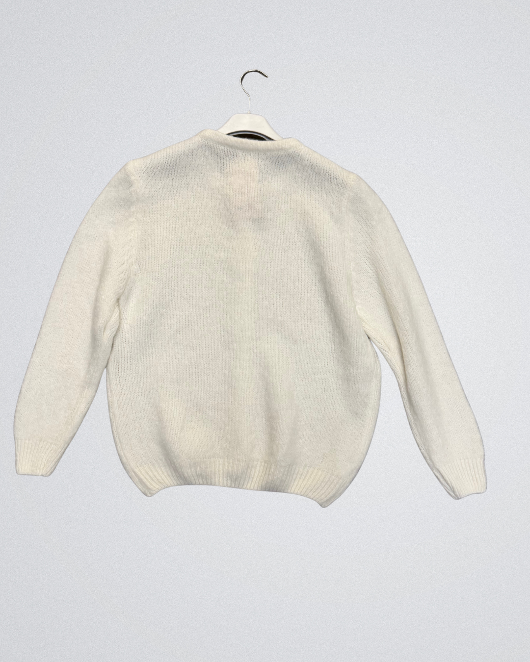 Trui Alpaca Vest | Wit