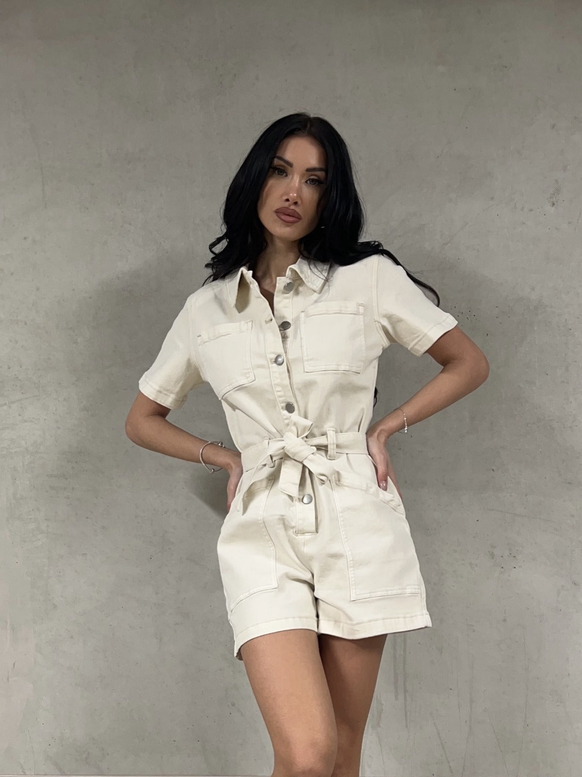 Playsuite Laura | Beige
