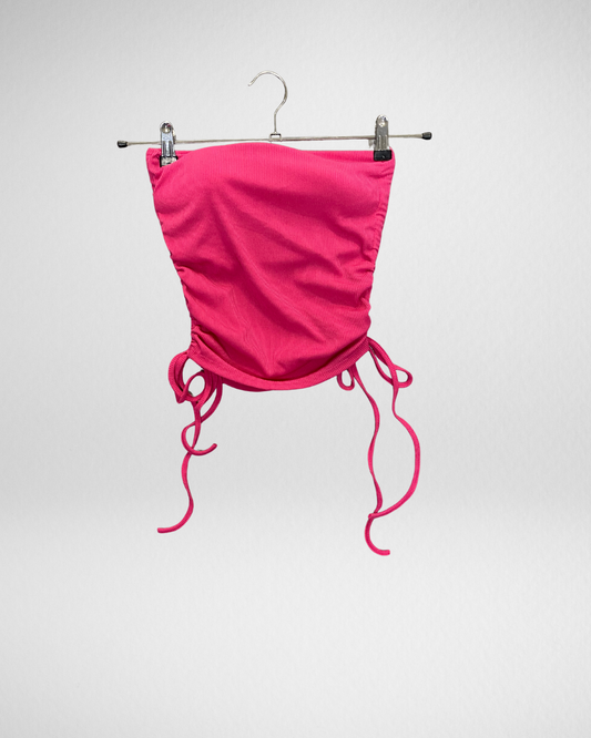 Top Off Shoulder | Fuchsia