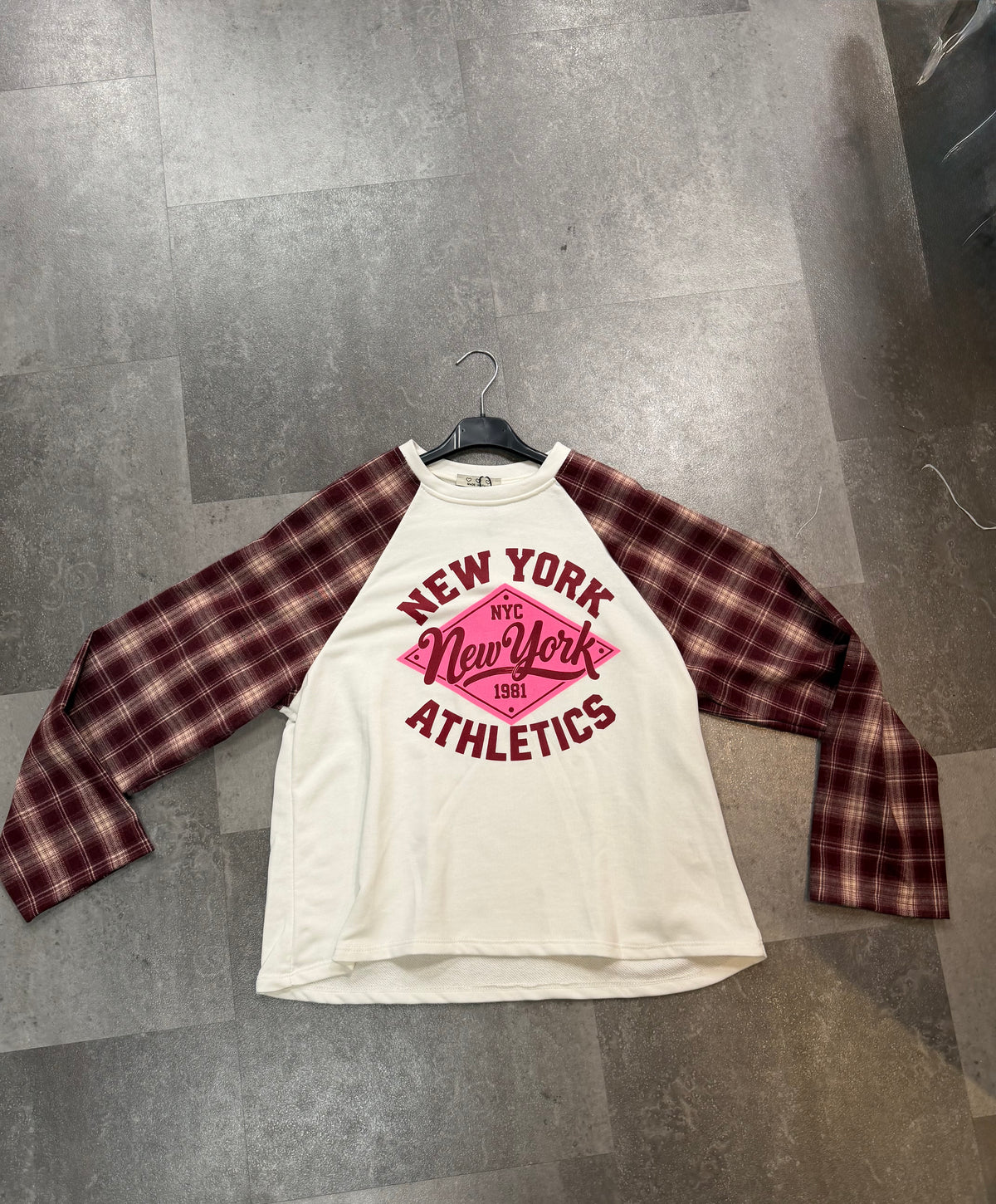 Longsleeve army Newyork | Bordeaux