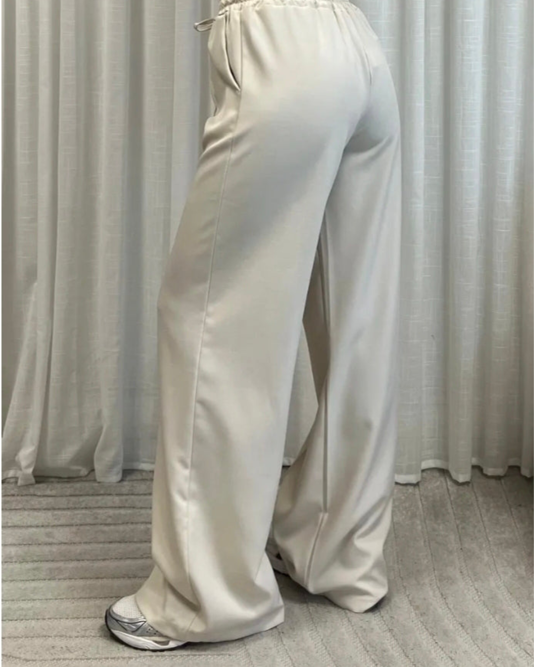 Broek Comfy Wide-Leg | Beige