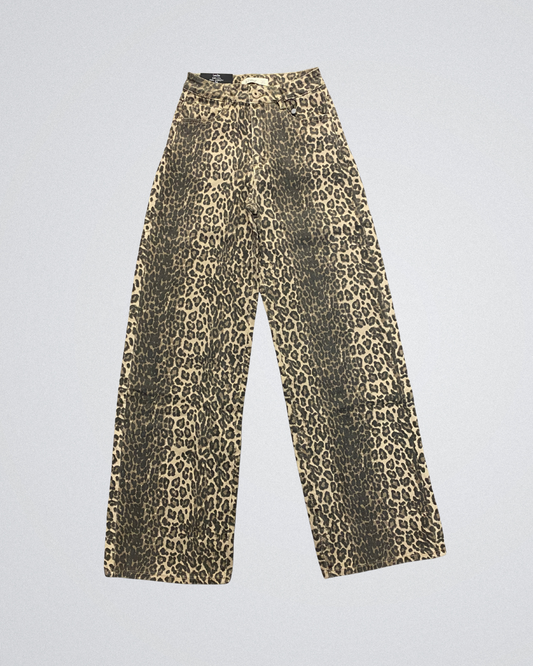 Wide-Leg | Leopard print