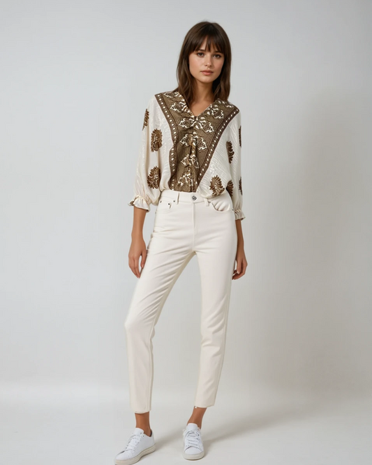 Blouse Greece I Beige