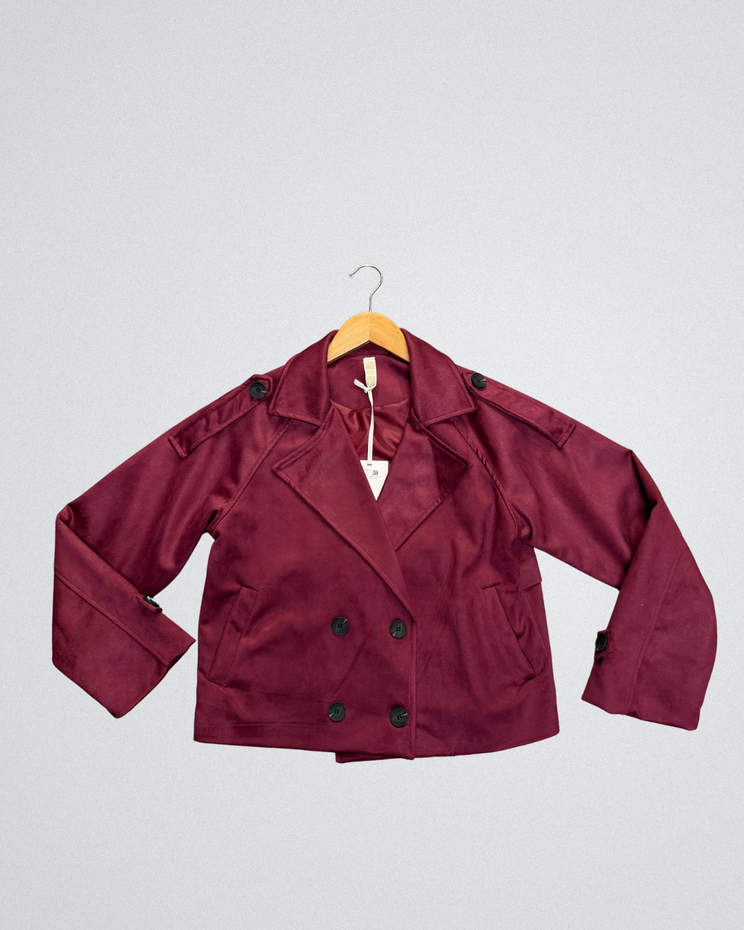 Trenchcoat Suede | Bordeaux