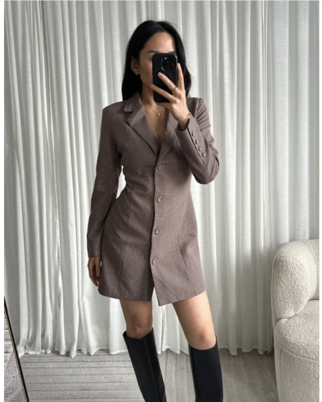 Blazer Jurk Paris | Bordeau