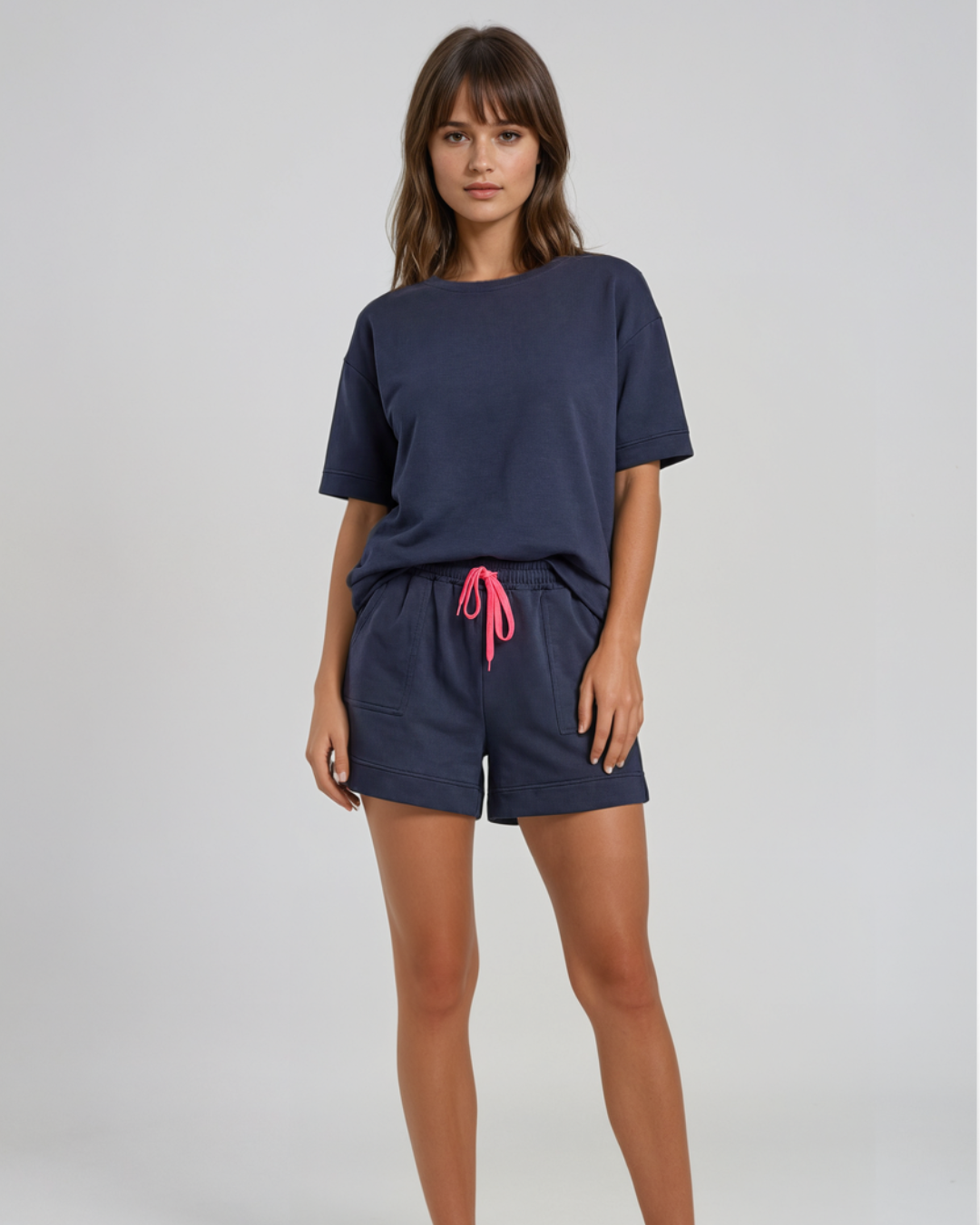Comfy set badge summer I Navy