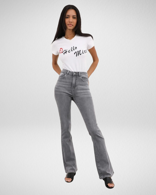 Flaired Jeans I Grijs