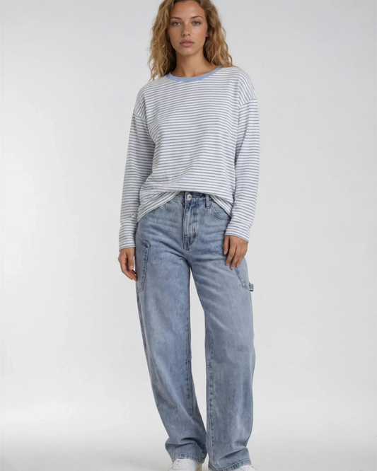 Longe Sleeve Kaylie I Blauw