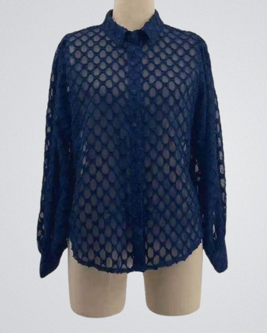 Blouse Londen | Navy