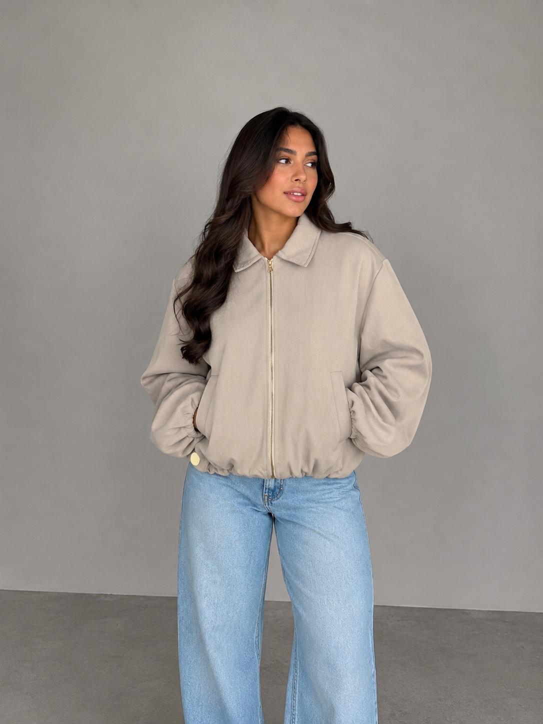 Jasje suede Verajo | Beige