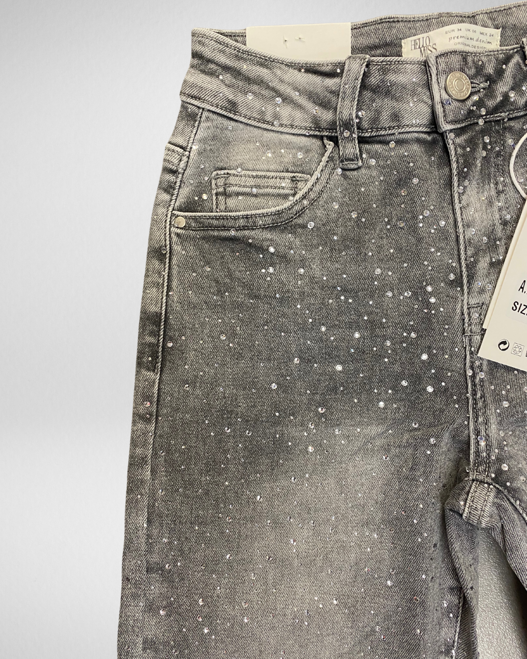 Hello miss | New glitter Grijs