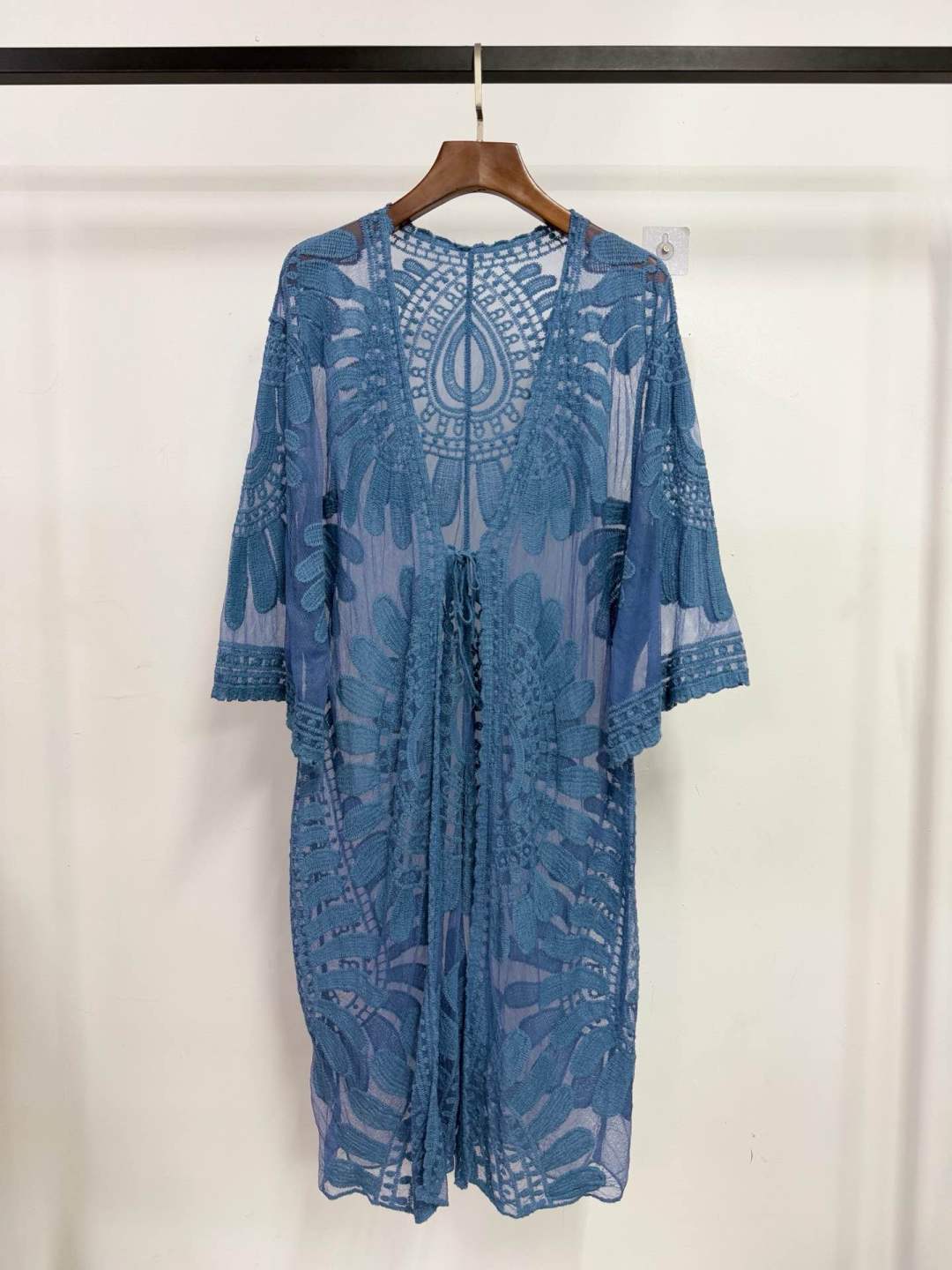 Kimono | Jeans Blauw