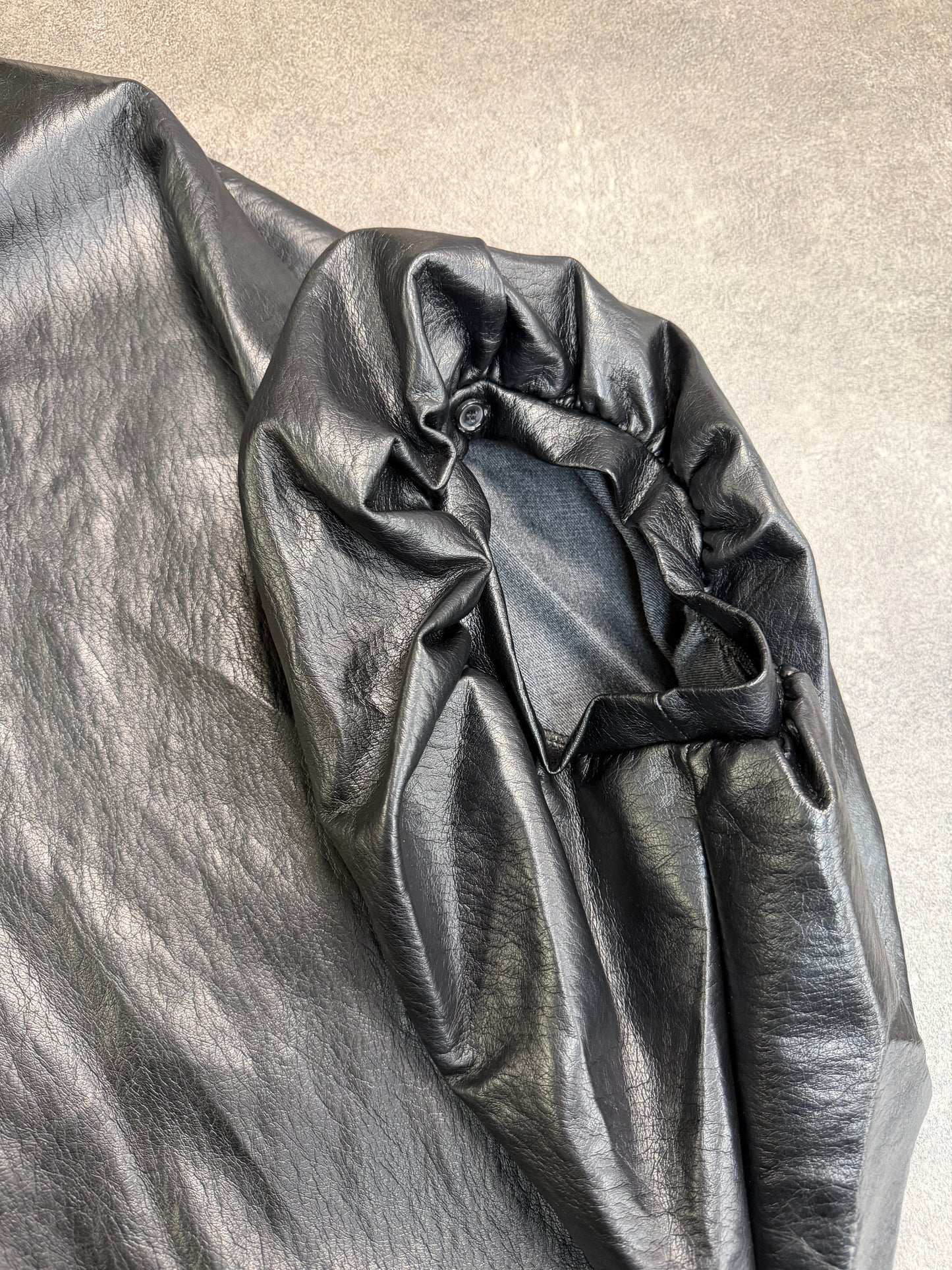 Trenchcoat Leatherlook | Bruin