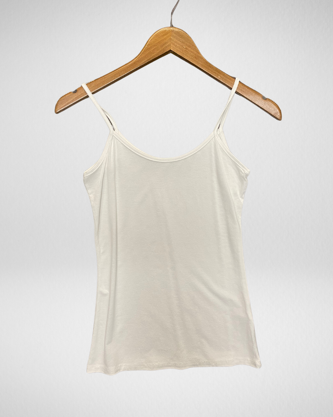 Basic Tops dun randje I Wit