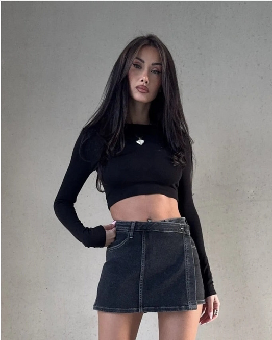 Skortje Manuela | Antraciet