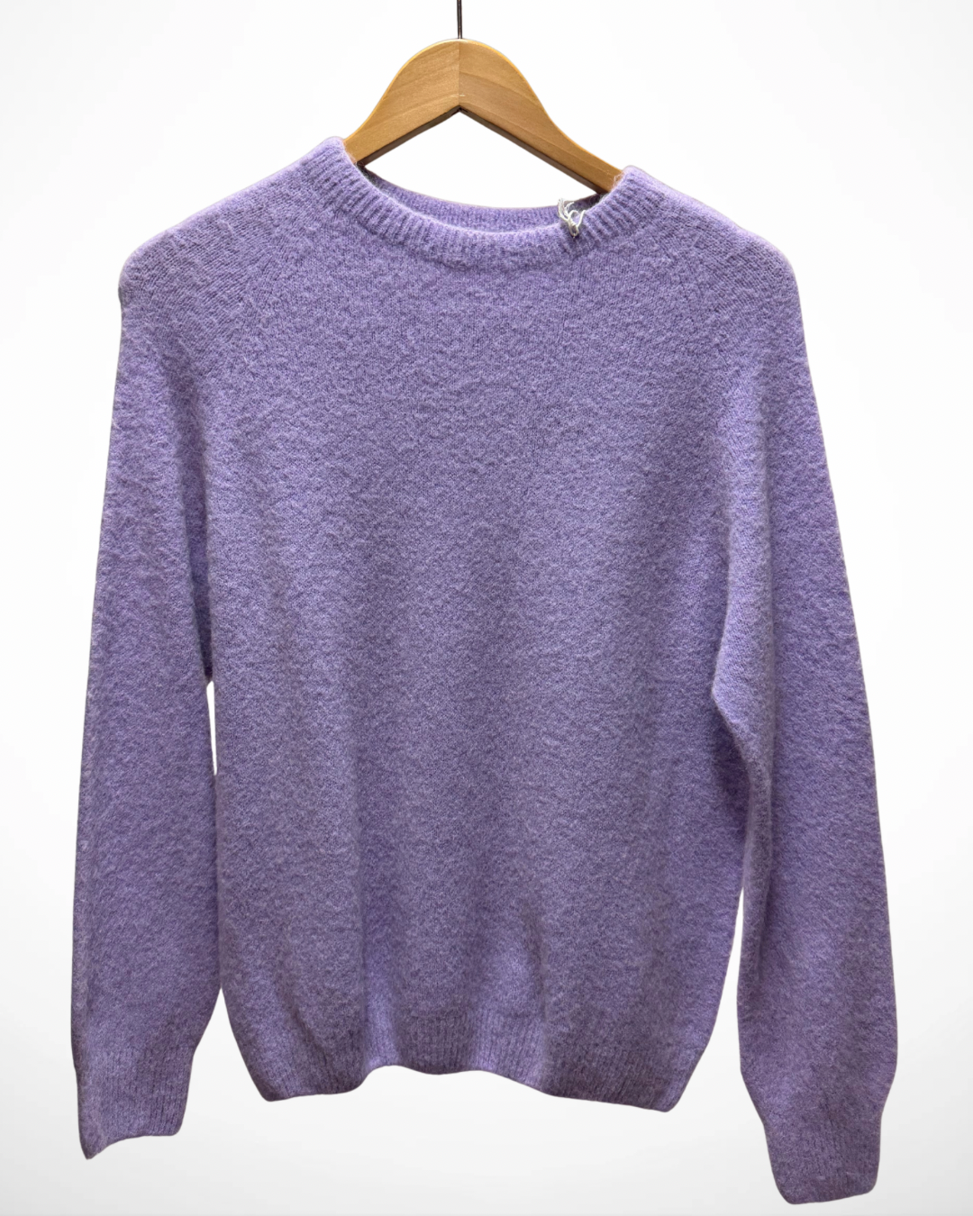 Trui Alpaca lange mouw | Paars