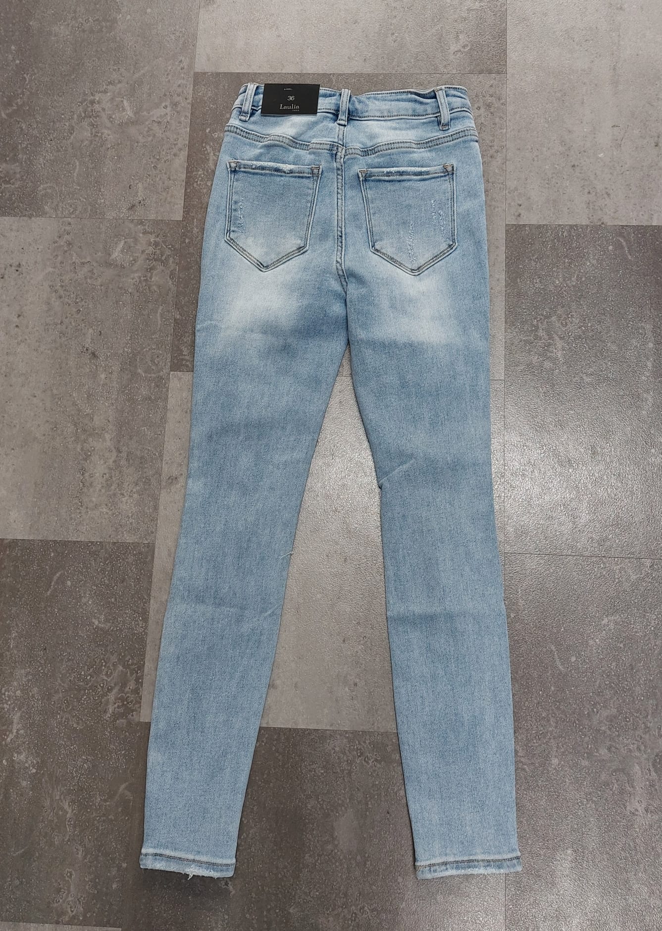 Destroyed jeans| Licht blauw