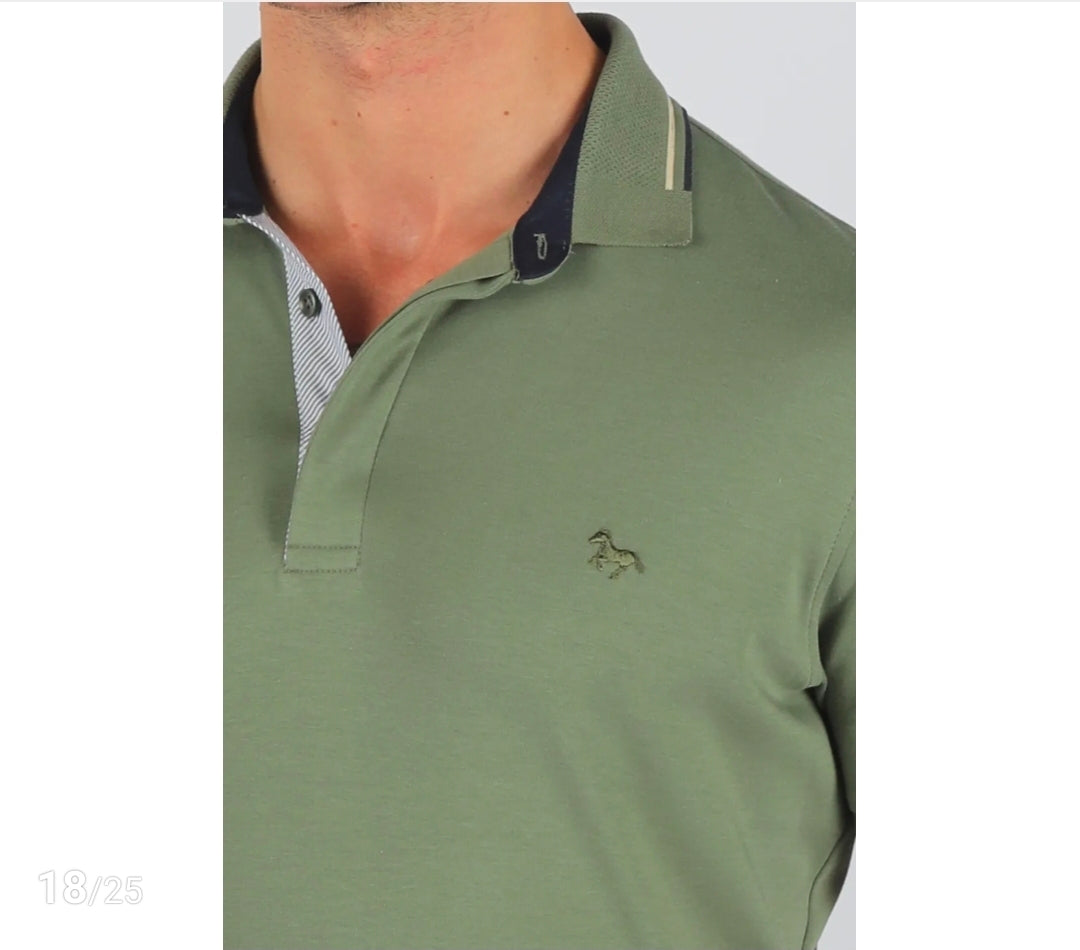 Polo korte mouw | Groen