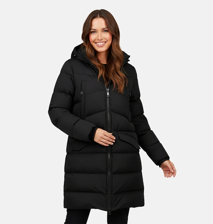 Dames Cars Winterjas Yelma | Black