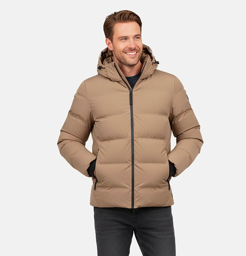 Heren Cars Winterjas Larran| Taupe / Licht bruin