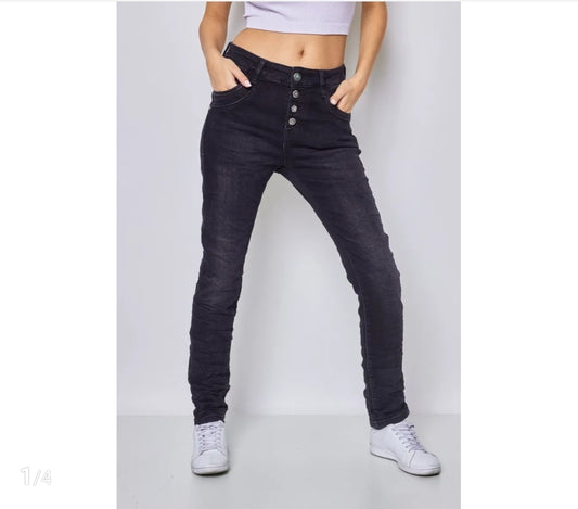 Jewelly Jeans | Antraciet Grijs