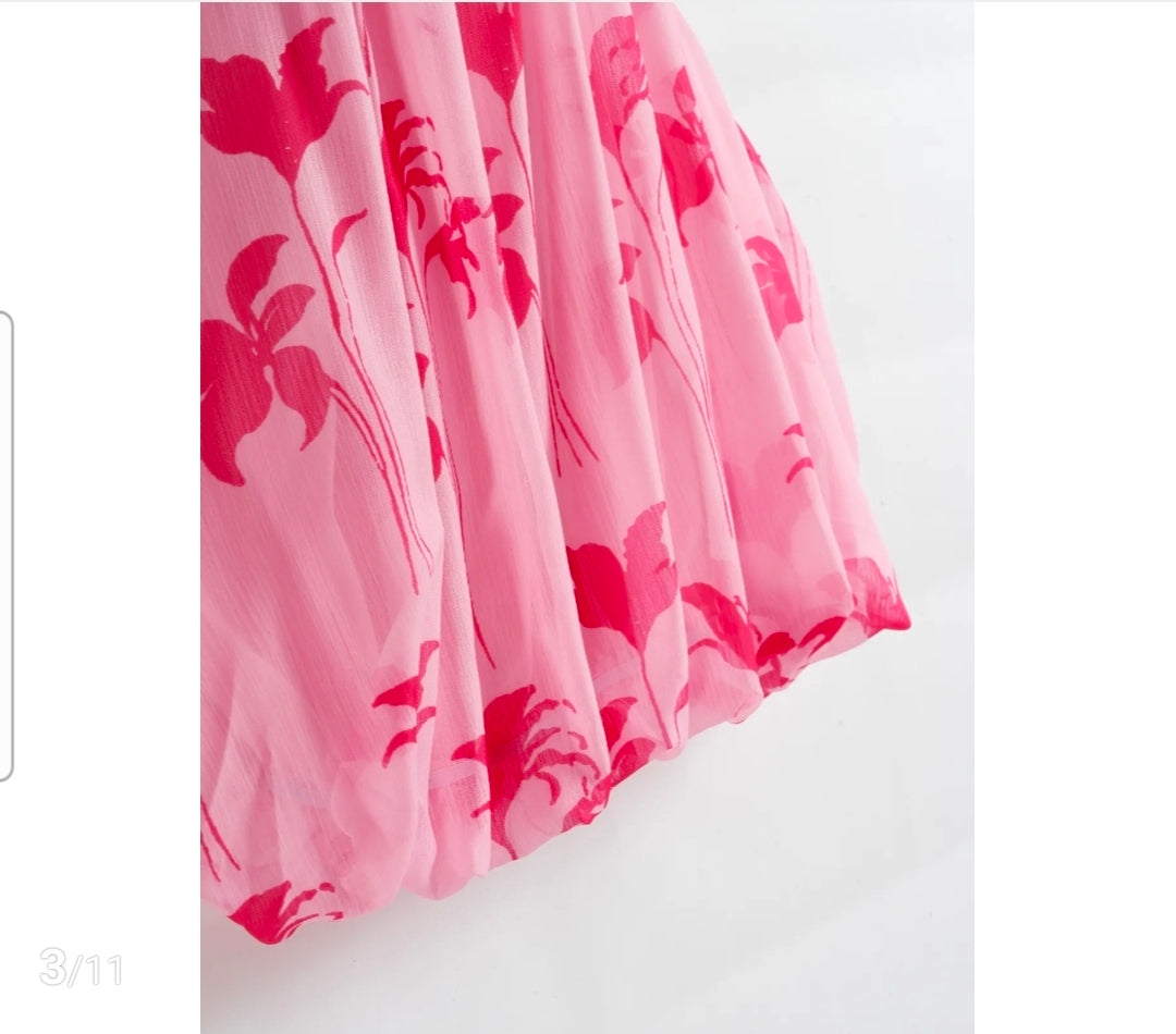 Halter Top Bloem | Rose