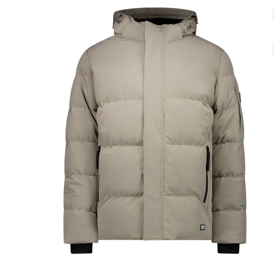 Heren Cars Winterjas Jaxham | Taupe/ Beige