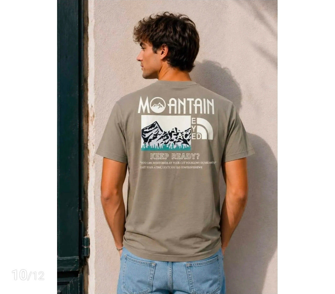 T-shirts Montain | Groen
