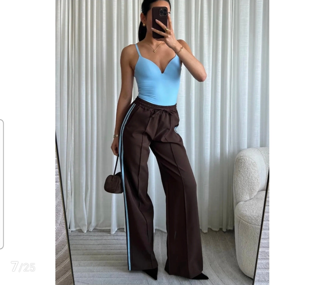 Pantalon Wide-Leg extra tall | Bruin