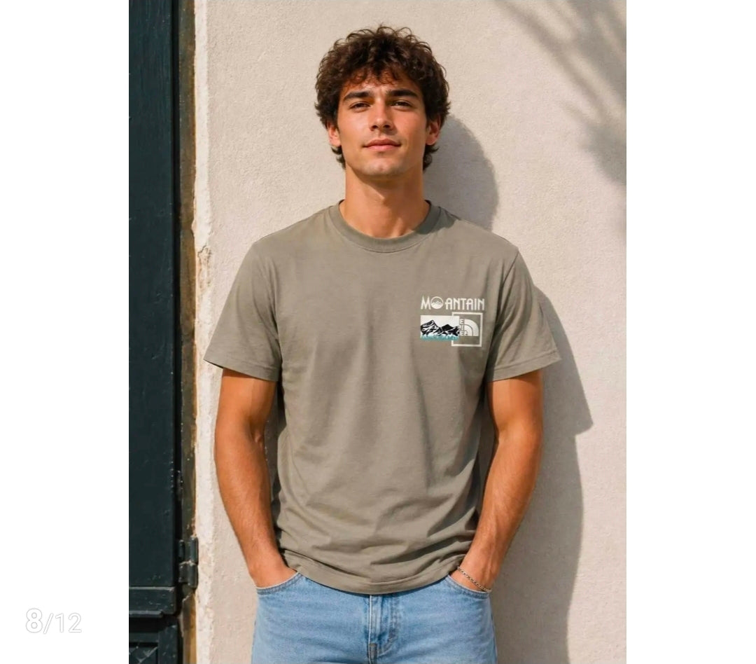 T-shirts Montain | Groen